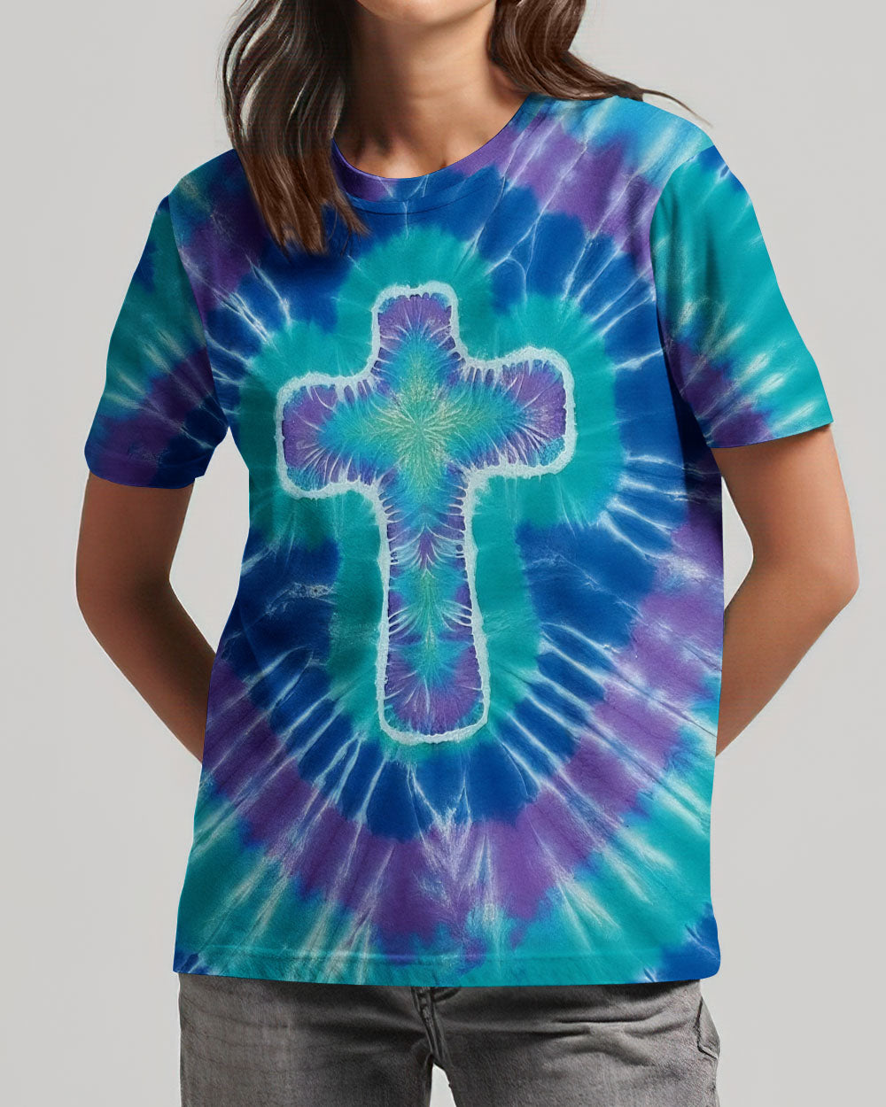 Aura of Grace Cross Women's All Over Print Shirt - Yhln3112253