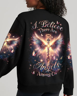 I Believe There Are Angels Among Us Women's All Over Print Shirt - Yhlt0201243
