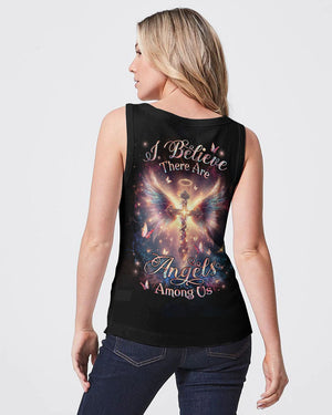 I Believe There Are Angels Among Us Women's All Over Print Shirt - Yhlt0201243