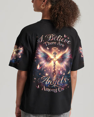 I Believe There Are Angels Among Us Women's All Over Print Shirt - Yhlt0201243
