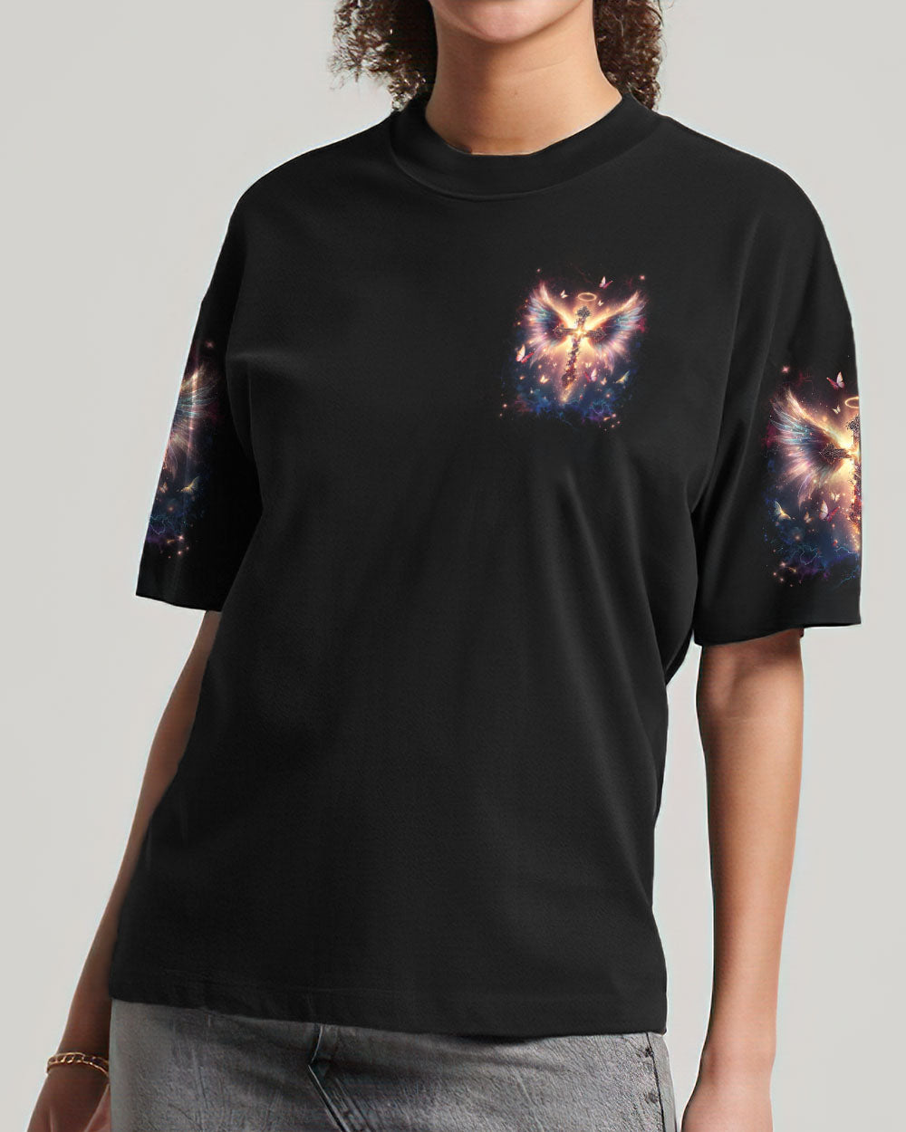 I Believe There Are Angels Among Us Women's All Over Print Shirt - Yhlt0201243