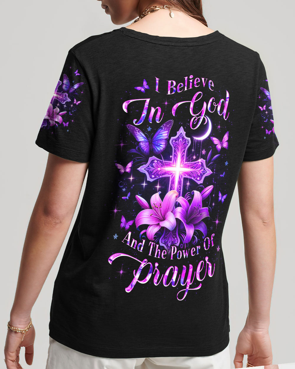 I Believe In God Women's All Over Print Shirt - Yhlt0202241