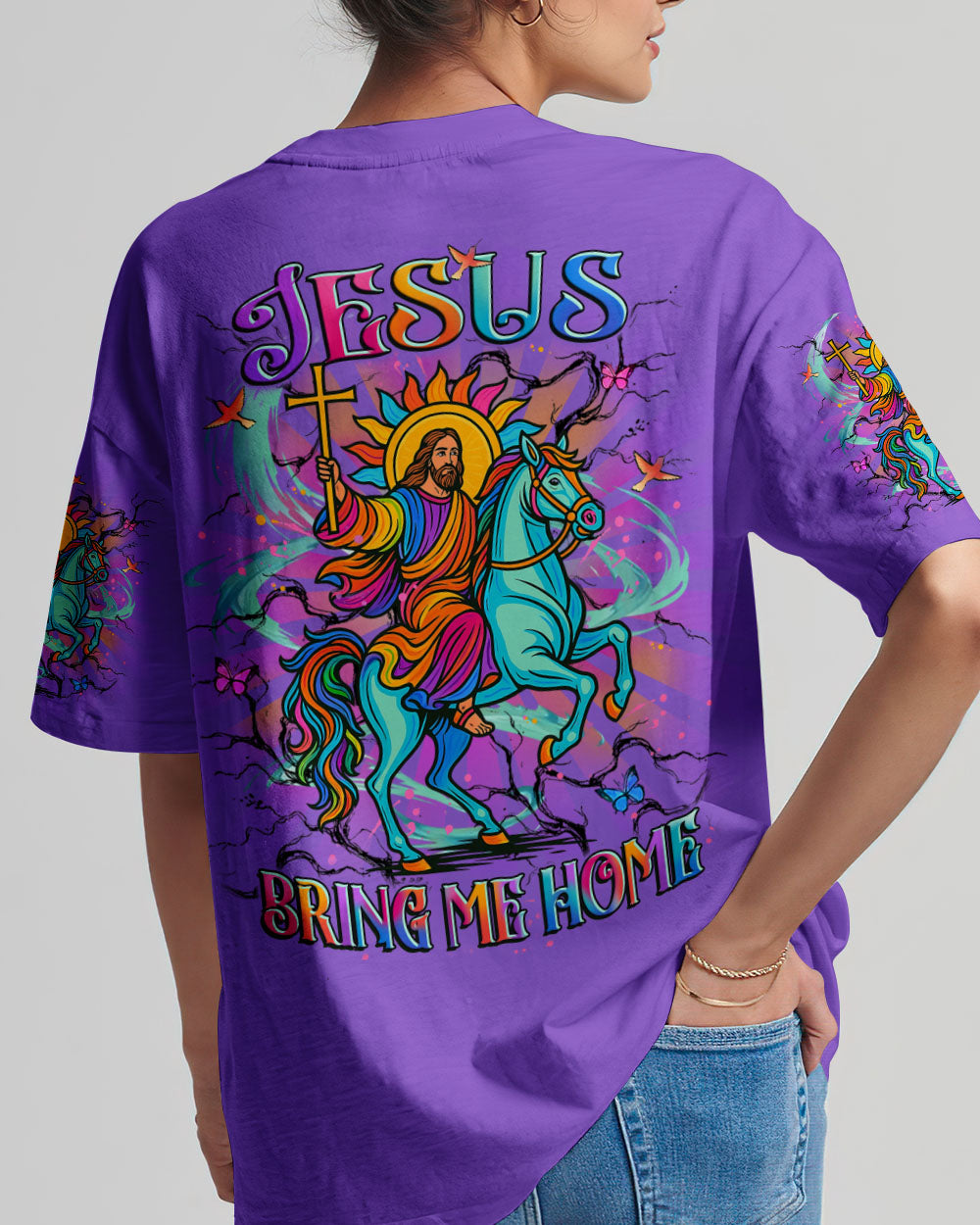 Jesus Bring Me Home Women's All Over Print Shirt - Yhlt0207251
