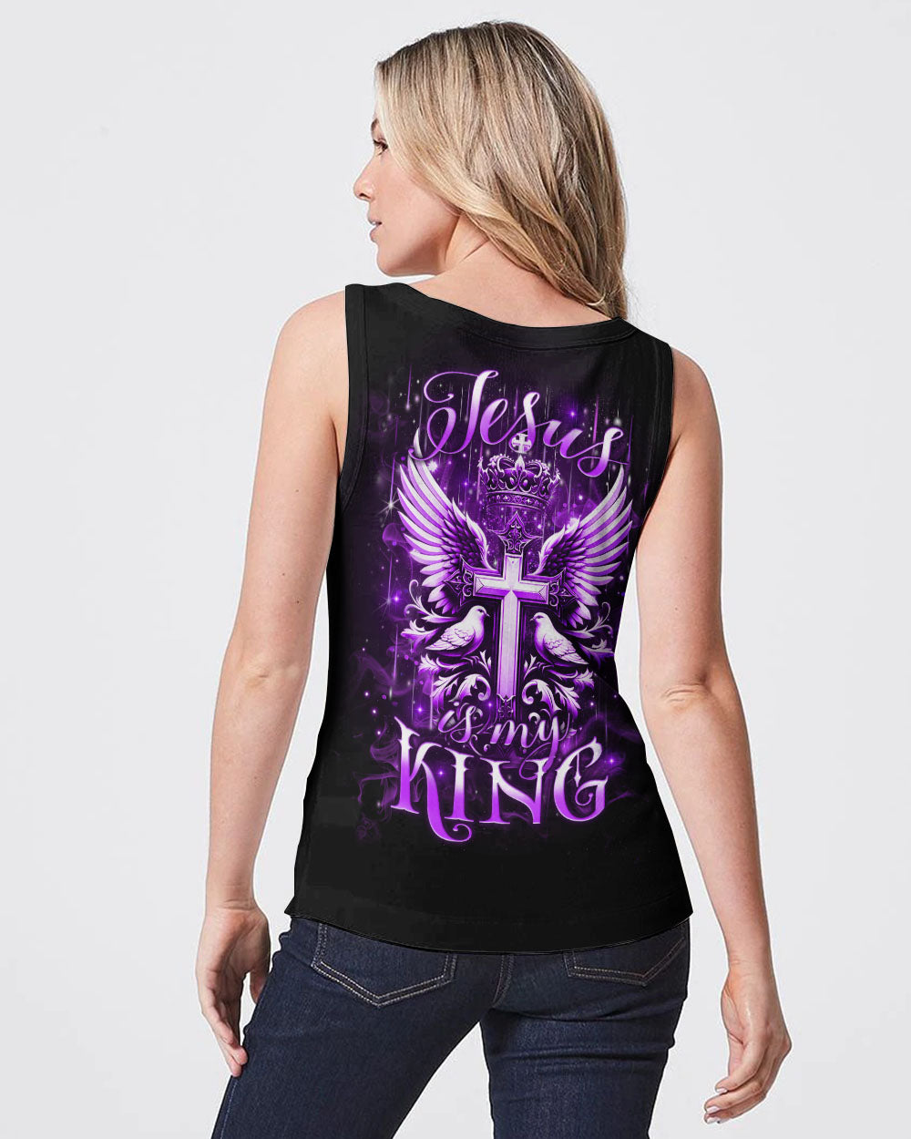 Jesus Is My King Women's All Over Print Shirt - Yhlt0212243