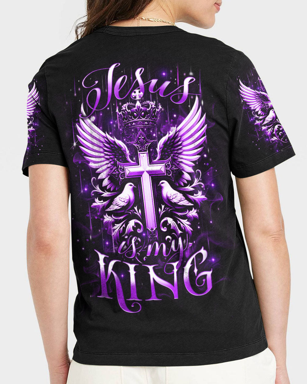 Jesus Is My King Women's All Over Print Shirt - Yhlt0212243