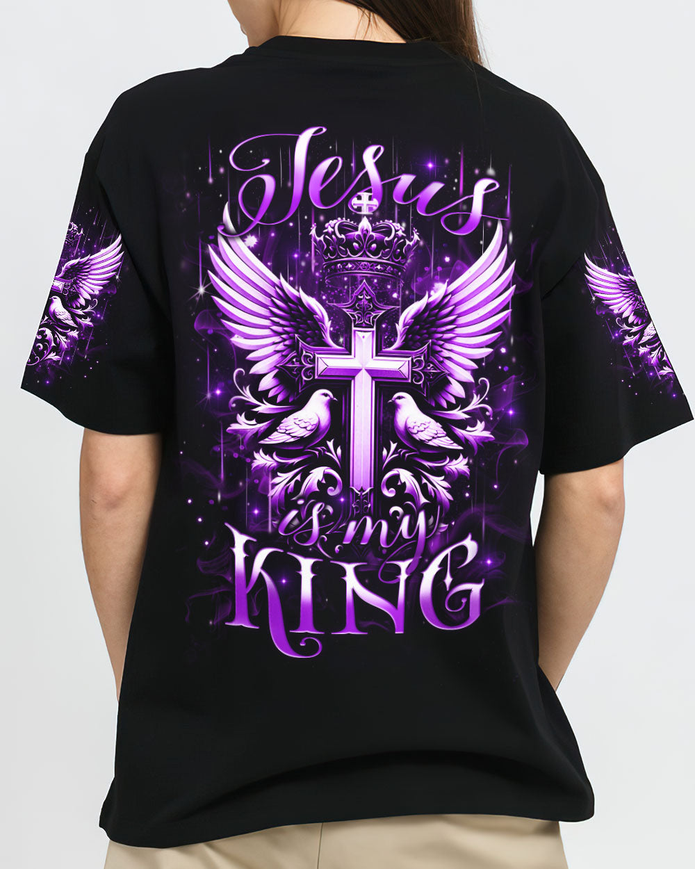 Jesus Is My King Women's All Over Print Shirt - Yhlt0212243