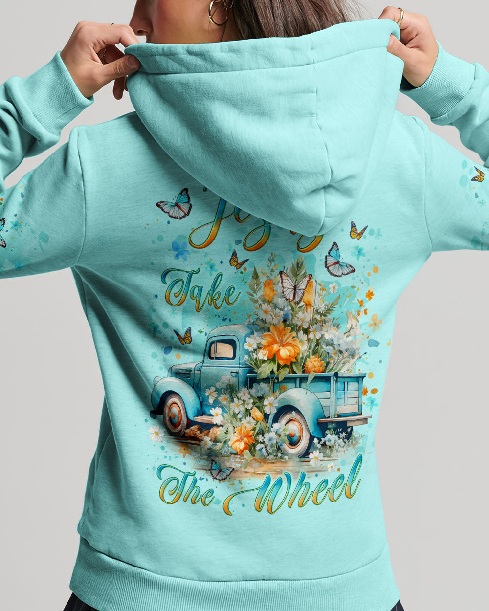 Jesus Take The Wheel Women's All Over Print Shirt - Yhlt0301244