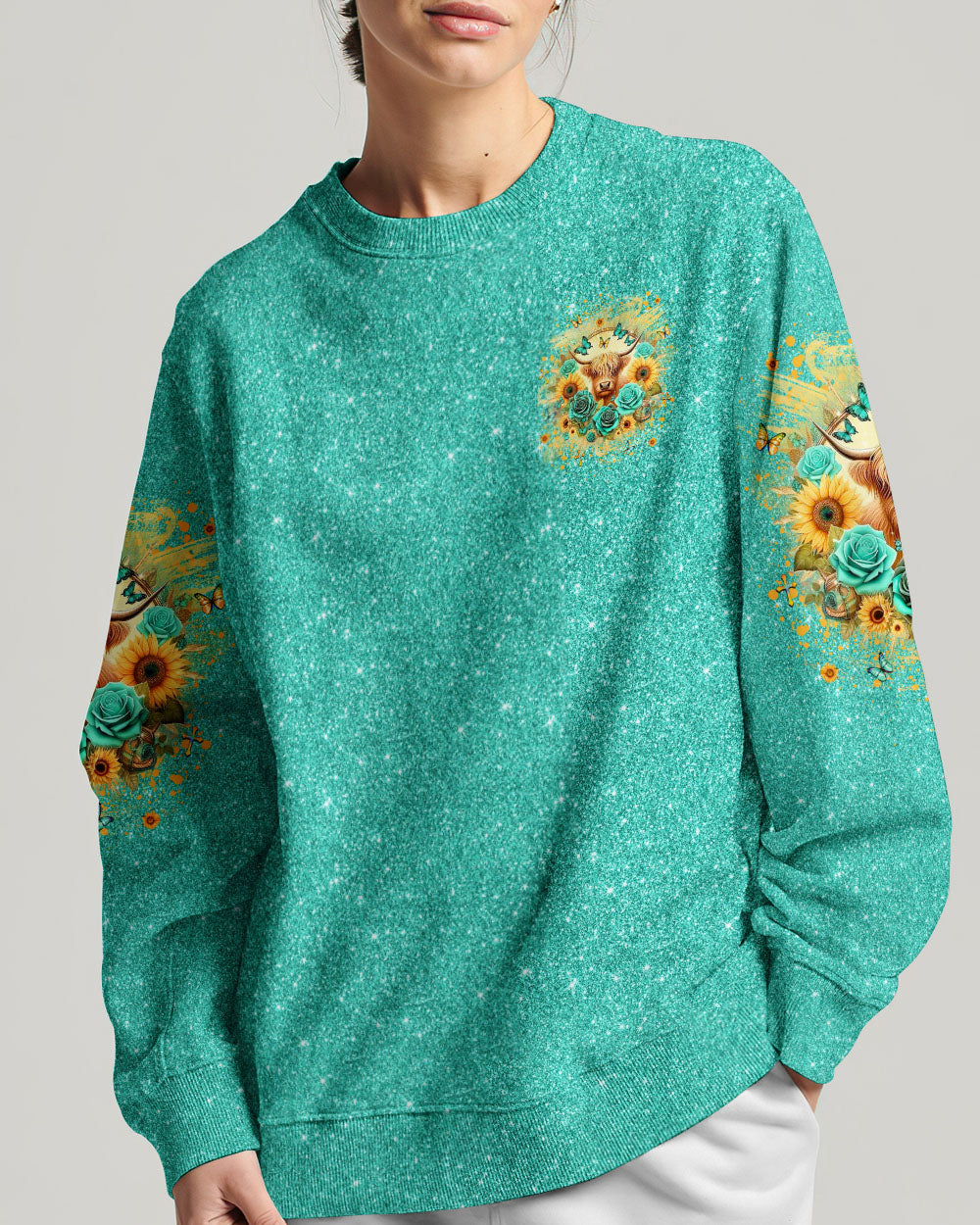 Living Life Somewhere Between Jesus Heifers Women's All Over Print Shirt - Yhlt0307241