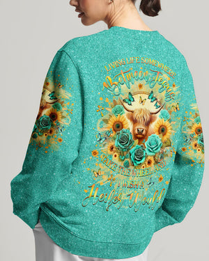 Living Life Somewhere Between Jesus Heifers Women's All Over Print Shirt - Yhlt0307241
