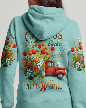 Jesus Take The Wheel Women's All Over Print Shirt - Yhlt0402251