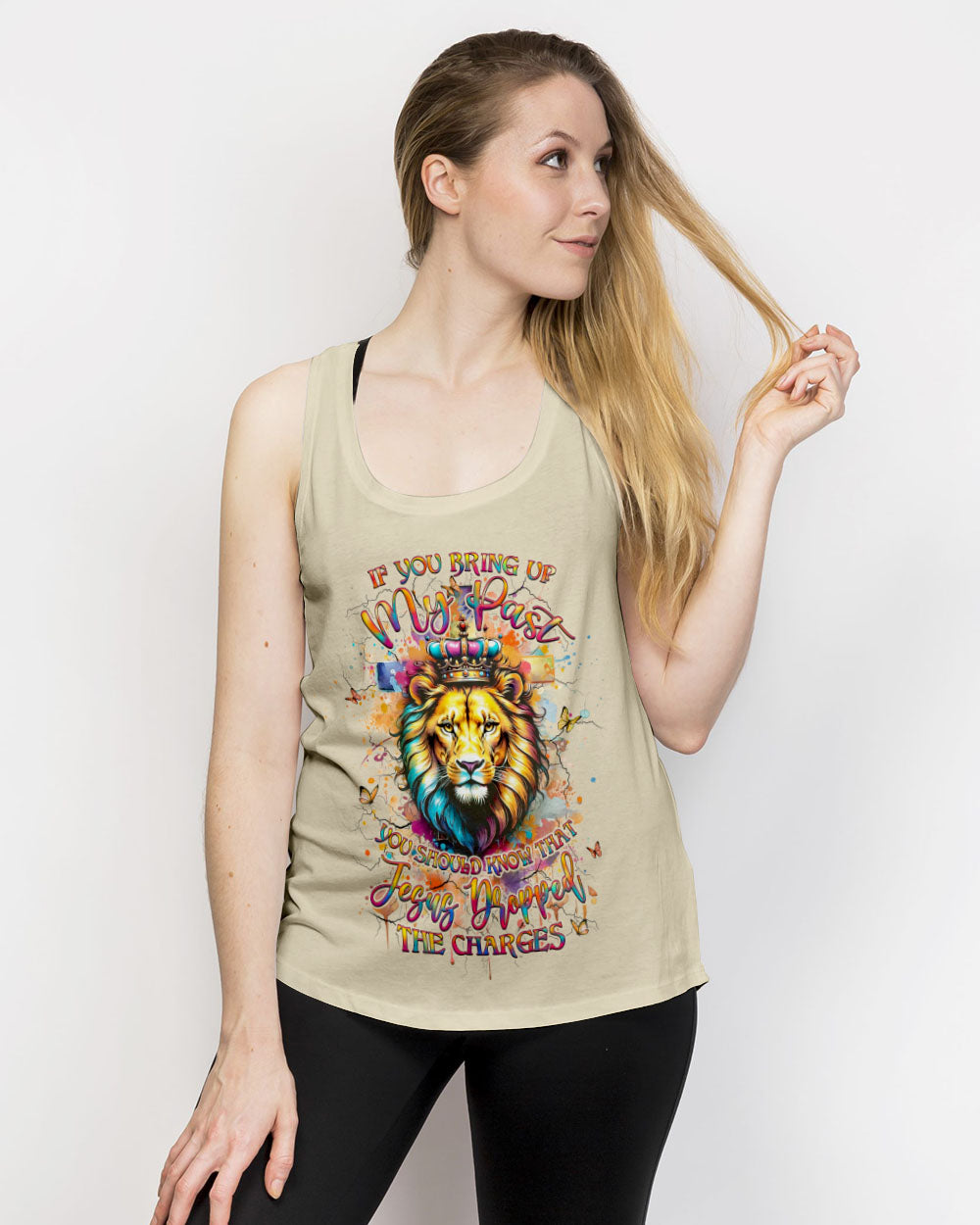 Jesus Dropped The Charges Lion Women's All Over Print Shirt - Yhlt0404253