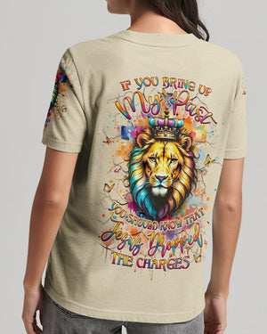 Jesus Dropped The Charges Lion Women's All Over Print Shirt - Yhlt0404253