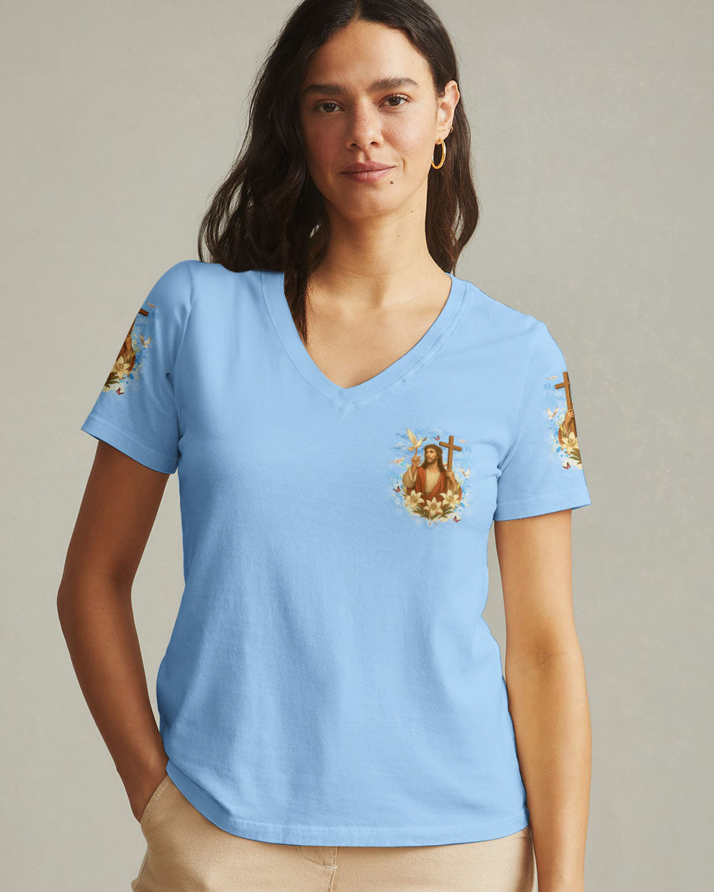 Thank You God Women's All Over Print Shirt - Yhlt0608254