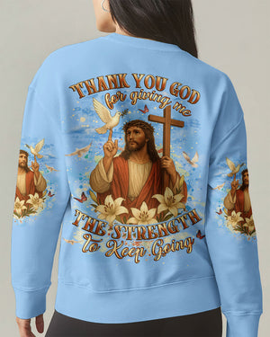 Thank You God Women's All Over Print Shirt - Yhlt0608254