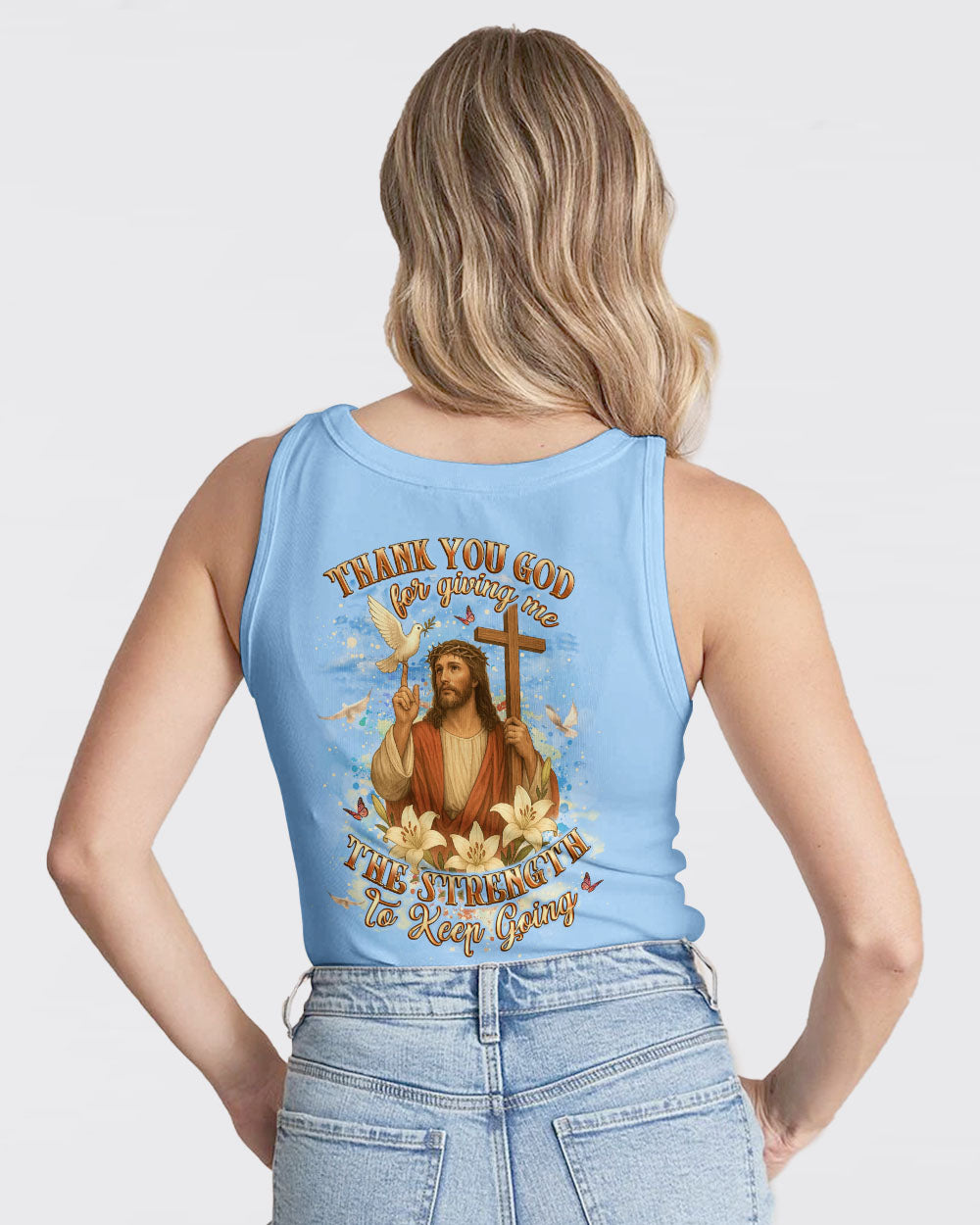 Thank You God Women's All Over Print Shirt - Yhlt0608254