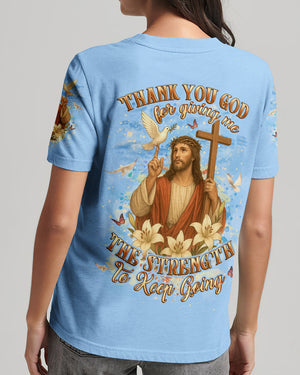 Thank You God Women's All Over Print Shirt - Yhlt0608254