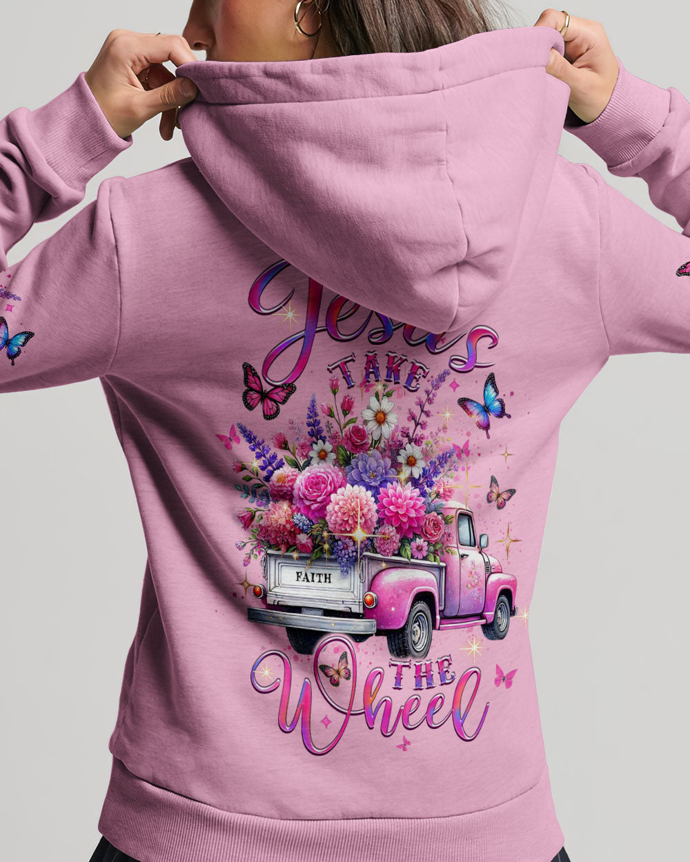 Jesus Take The Wheel Women's All Over Print Shirt - Yhlt0702253