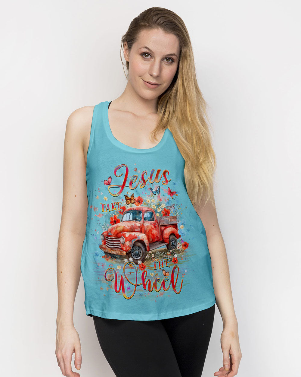 Jesus Take The Wheel Women's All Over Print Shirt - Yhlt0706242