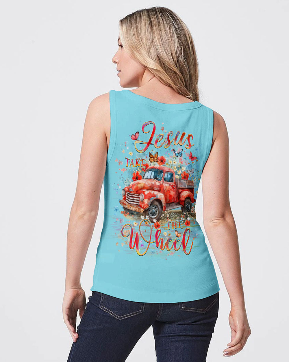 Jesus Take The Wheel Women's All Over Print Shirt - Yhlt0706242
