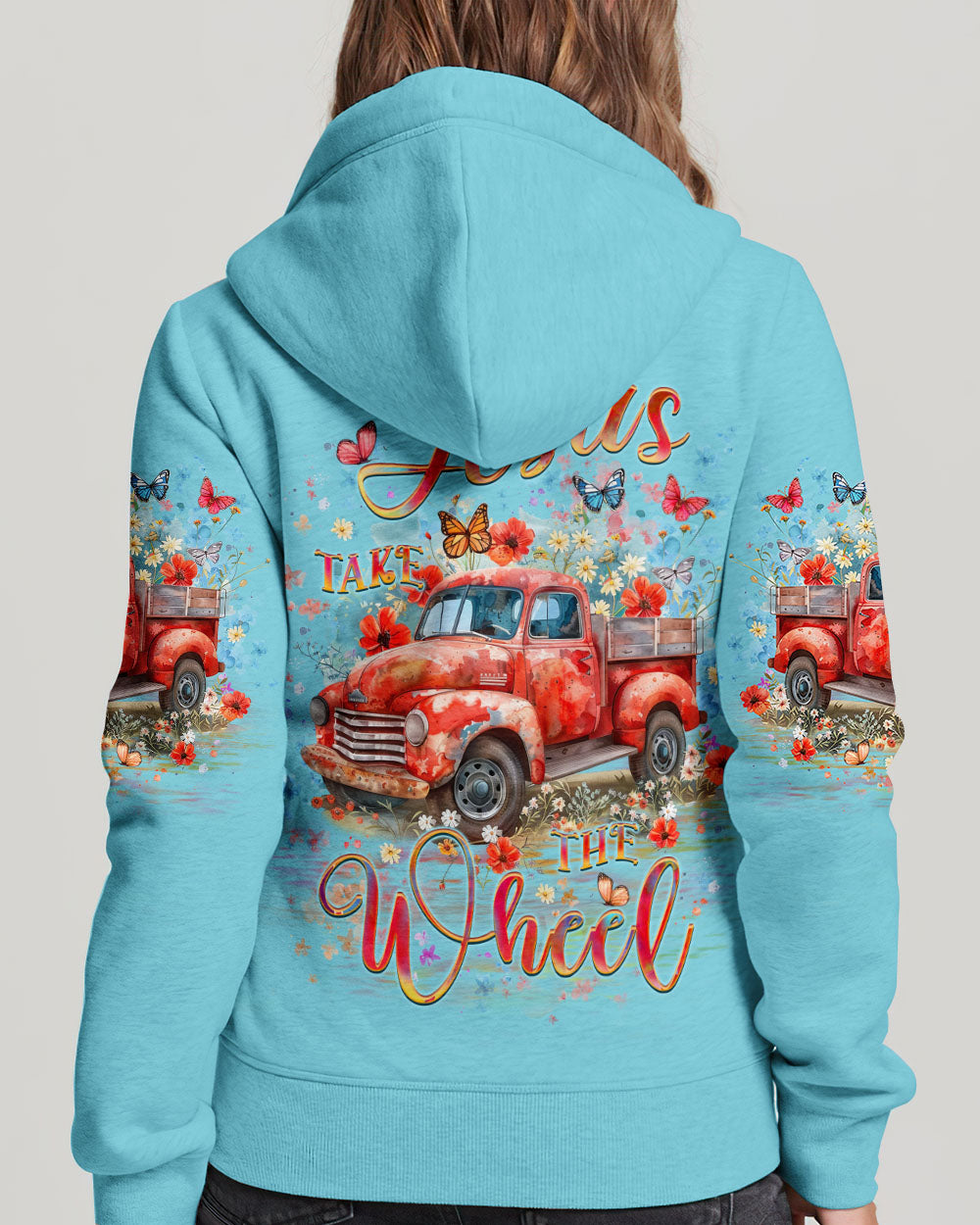 Jesus Take The Wheel Women's All Over Print Shirt - Yhlt0706242