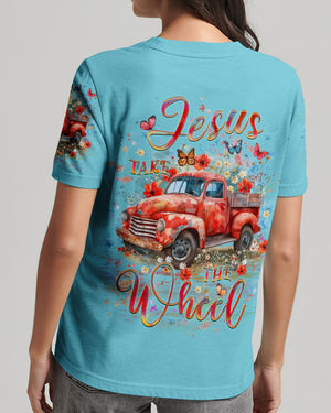 Jesus Take The Wheel Women's All Over Print Shirt - Yhlt0706242