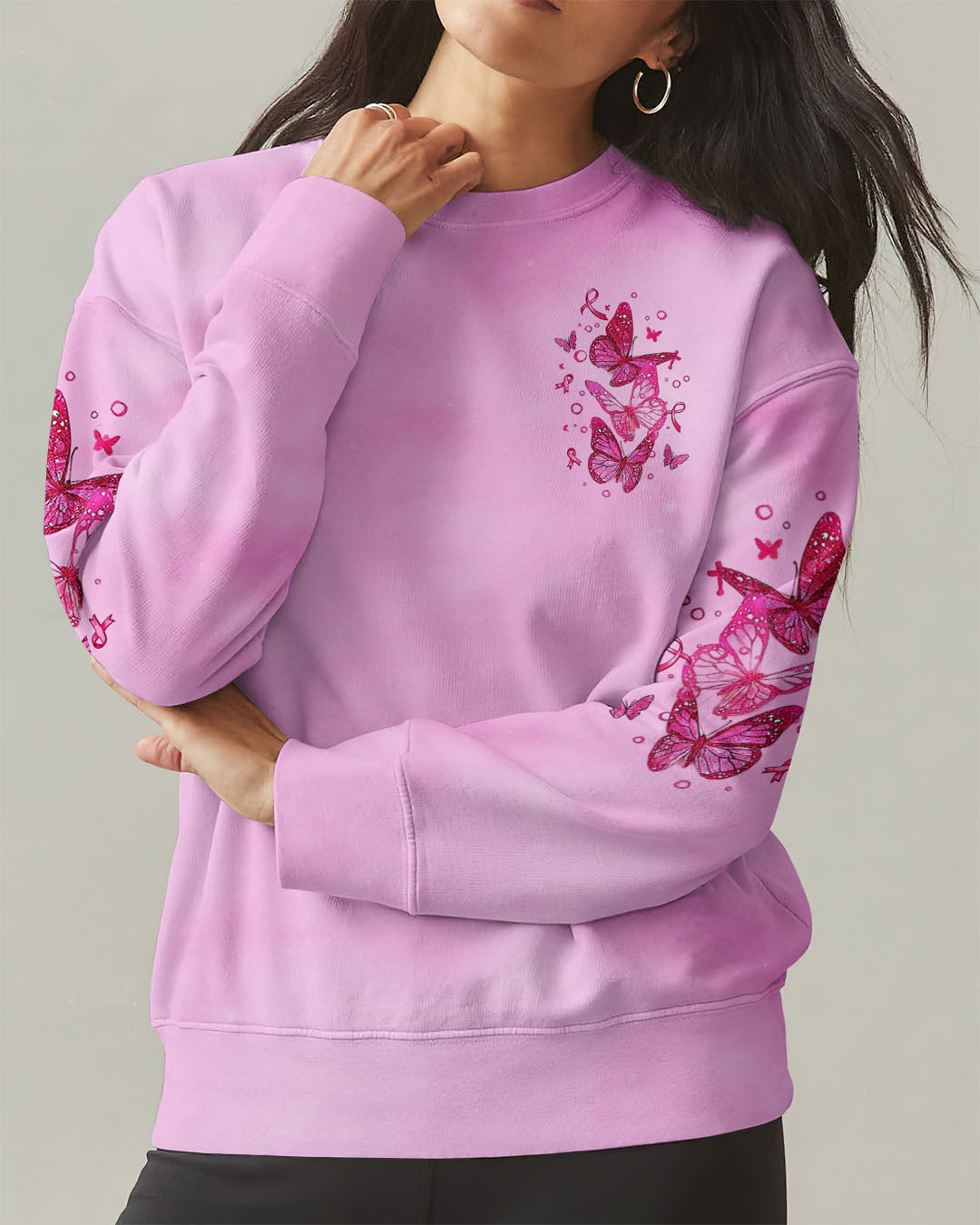 Faith Hope Love Breast Cancer Women's All Over Print Shirt - Yhlt0708253
