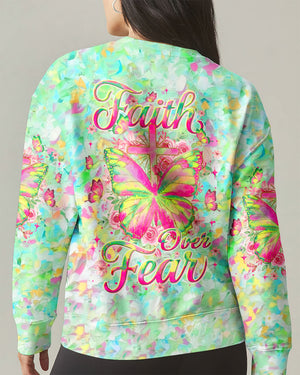 Faith Over Fear Women's All Over Print Shirt - Yhlt0801262