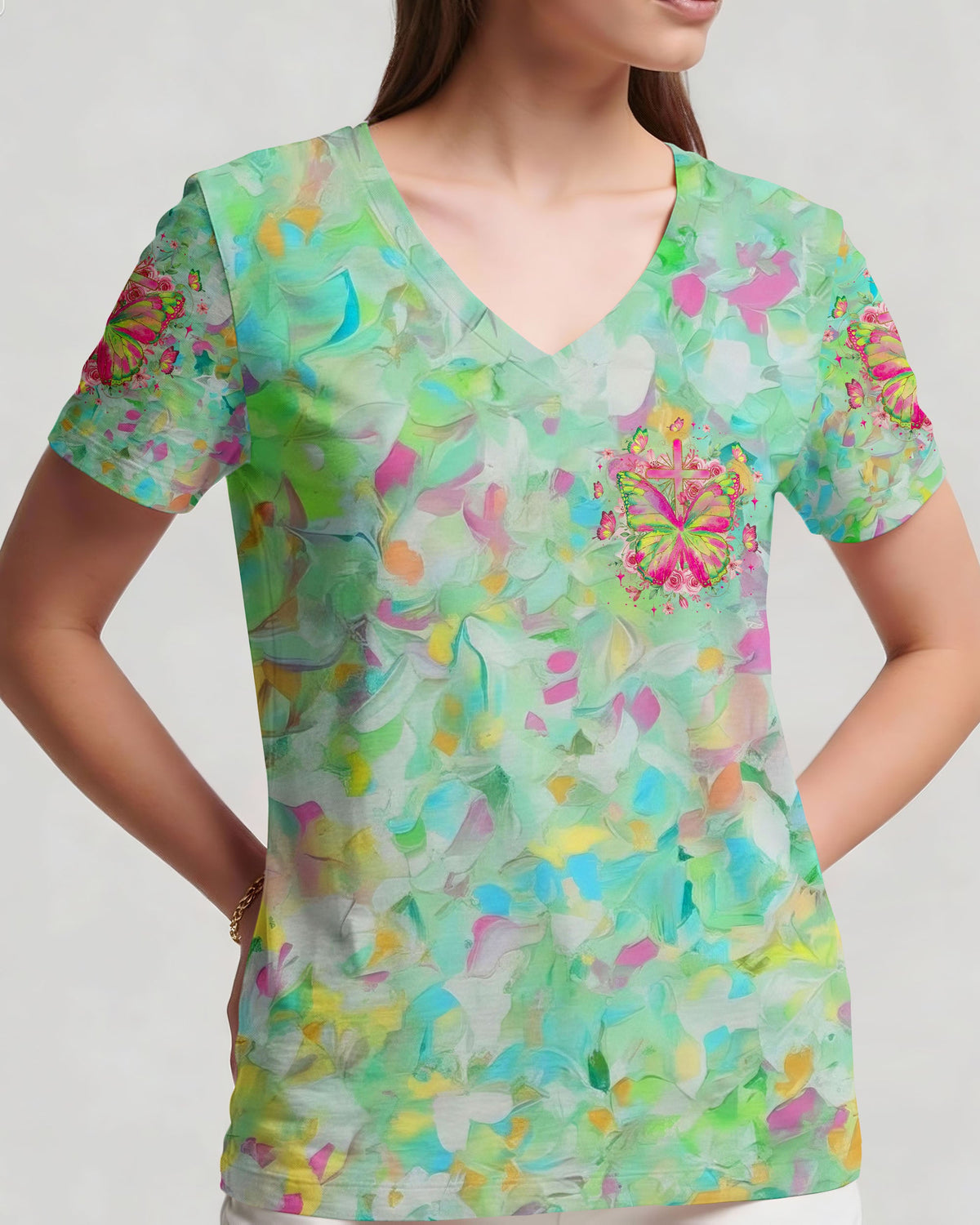 Faith Over Fear Women's All Over Print Shirt - Yhlt0801262