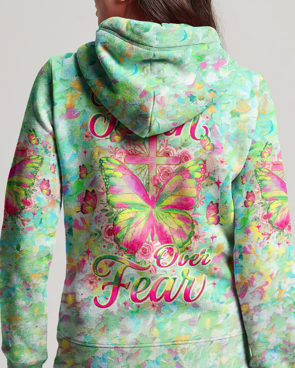 Faith Over Fear Women's All Over Print Shirt - Yhlt0801262