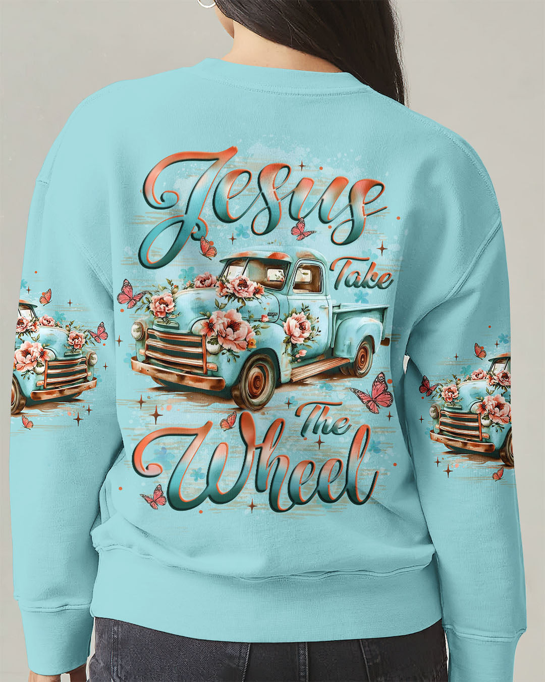 Jesus Take The Wheel Women's All Over Print Shirt - Yhlt0909251