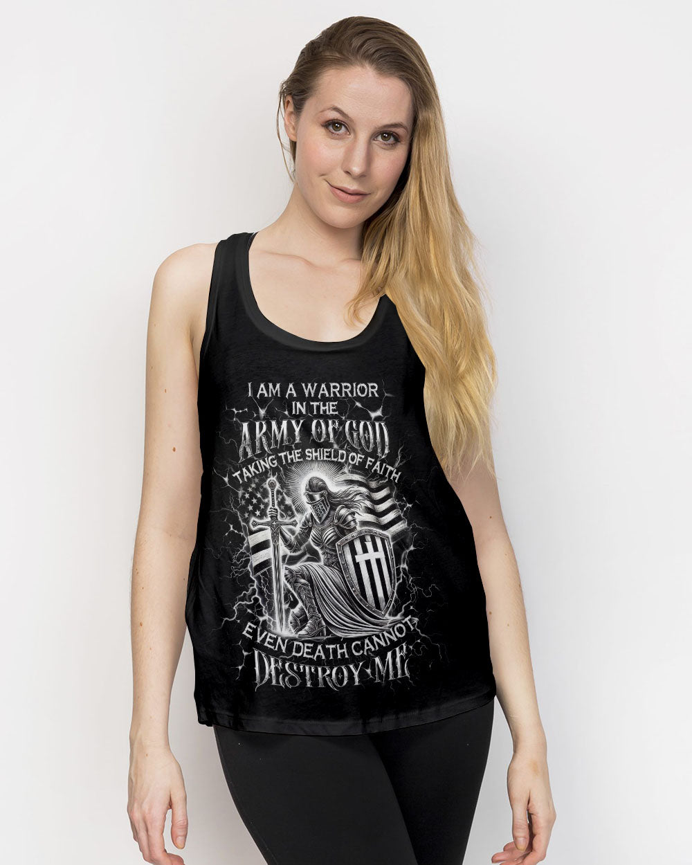 I Am A Warrior In The Army Of God Women's All Over Print Shirt - Yhlt0912244