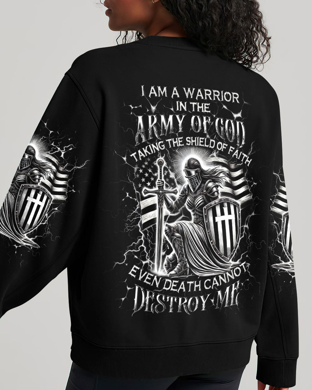 I Am A Warrior In The Army Of God Women's All Over Print Shirt - Yhlt0912244