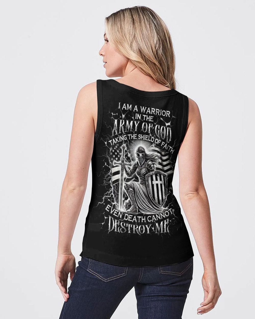 I Am A Warrior In The Army Of God Women's All Over Print Shirt - Yhlt0912244