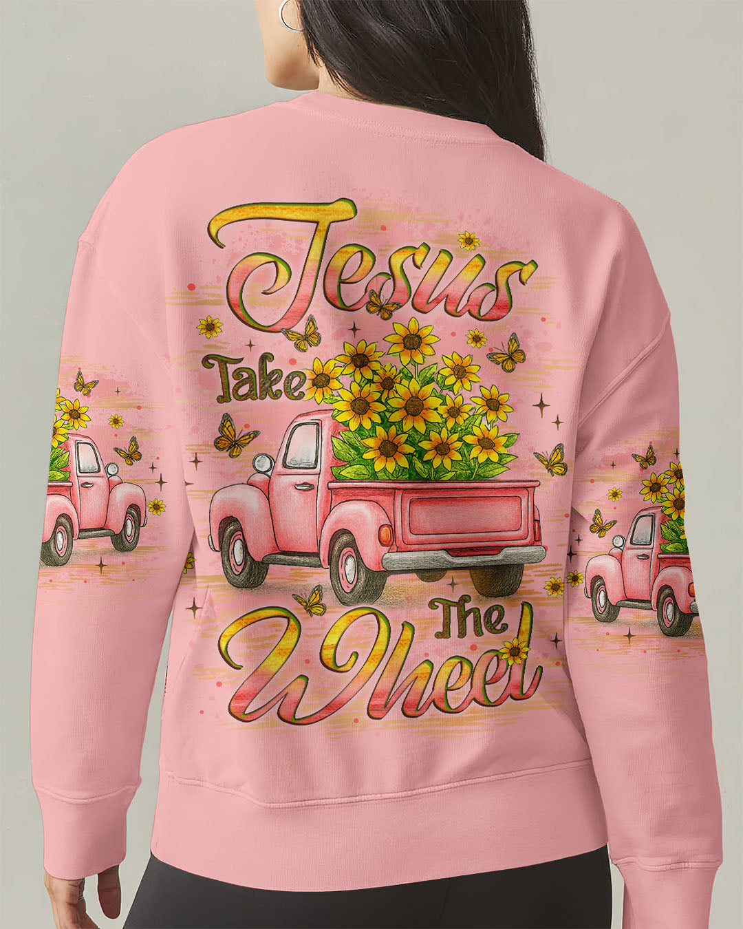 Jesus Take The Wheel Women's All Over Print Shirt - Yhlt1010252