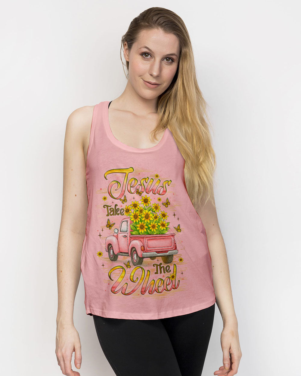 Jesus Take The Wheel Women's All Over Print Shirt - Yhlt1010252