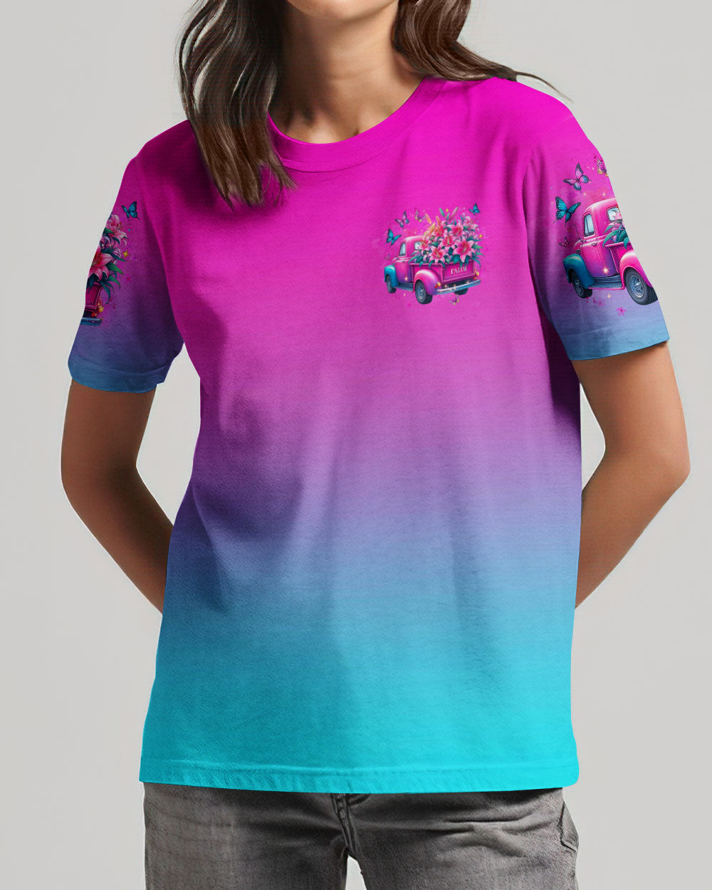 Jesus Take The Wheel Women's All Over Print Shirt - Yhlt1103254
