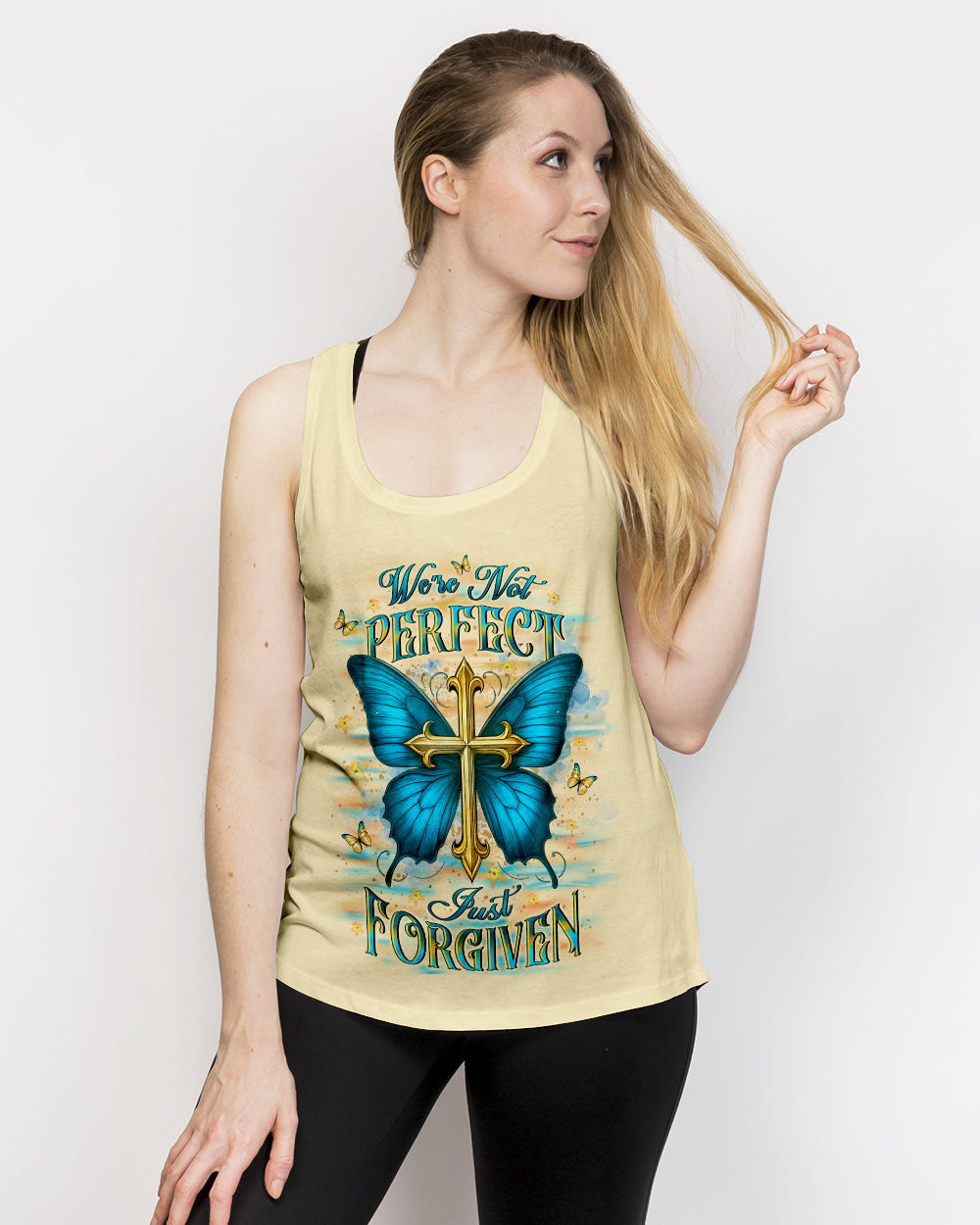 We're Not Perfect Just Forgiven Women's All Over Print Shirt - Yhlt1107253