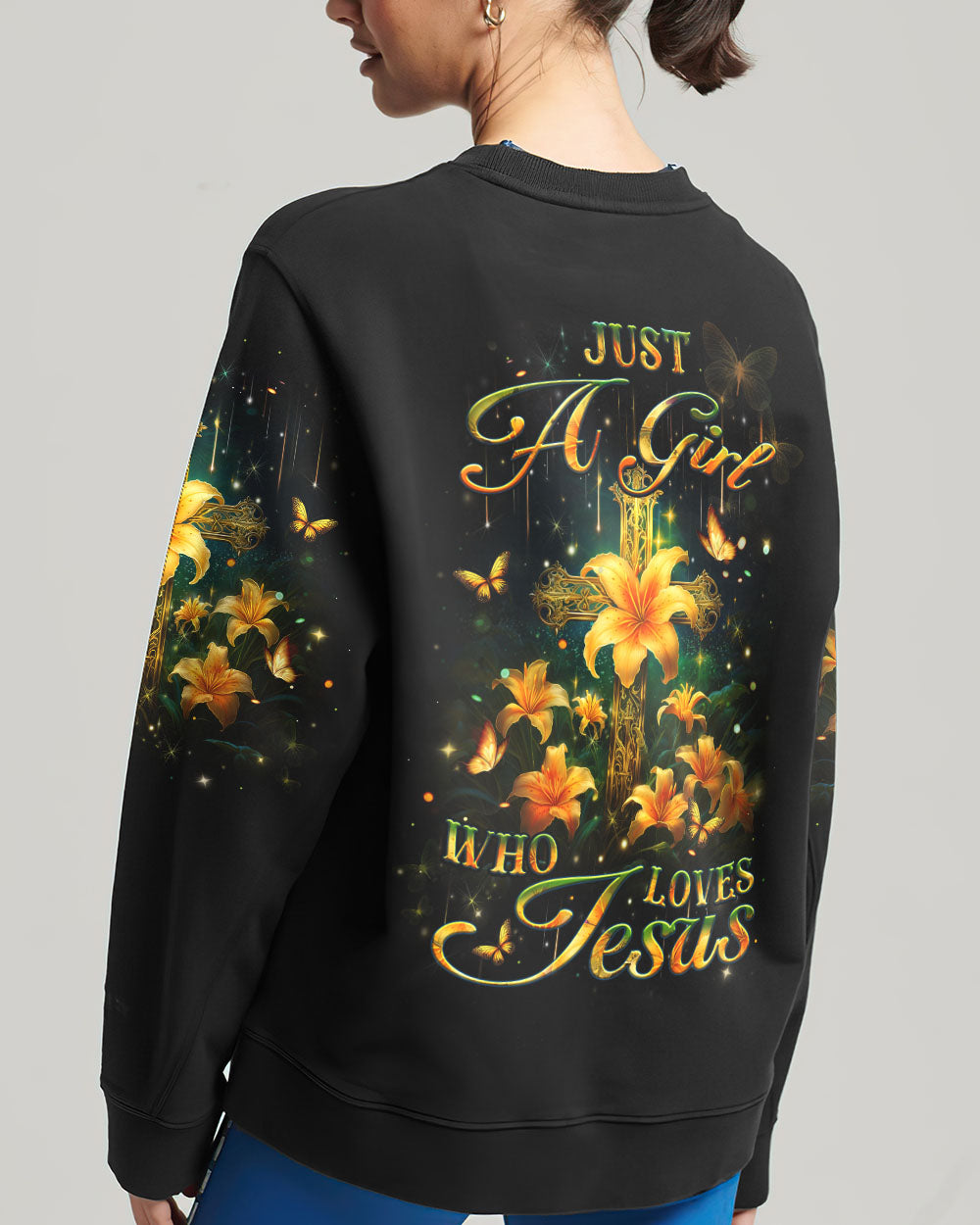 Just A Girl Who Loves Jesus Women's All Over Print Shirt - Yhlt1201243
