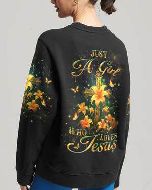 Just A Girl Who Loves Jesus Women's All Over Print Shirt - Yhlt1201243