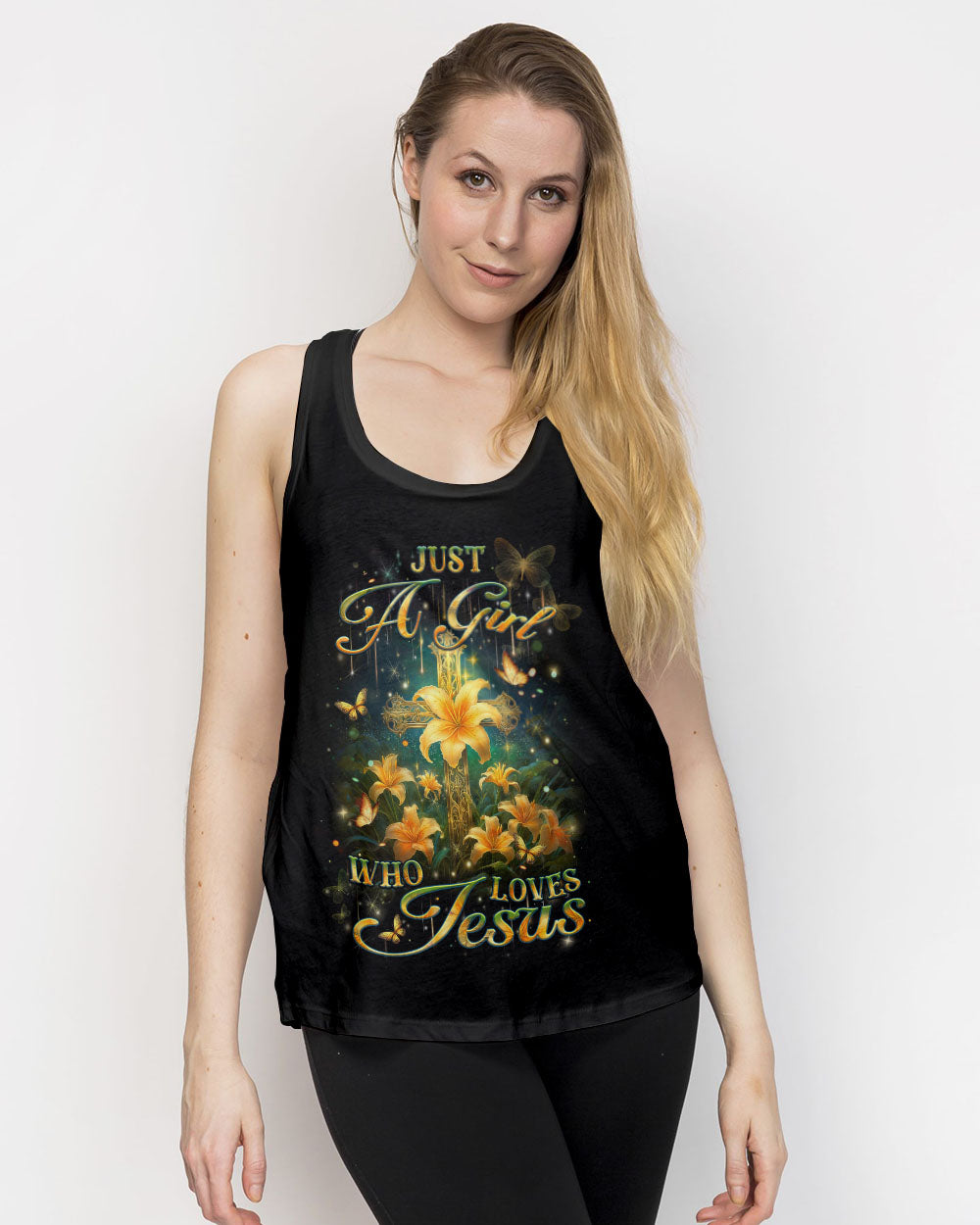 Just A Girl Who Loves Jesus Women's All Over Print Shirt - Yhlt1201243
