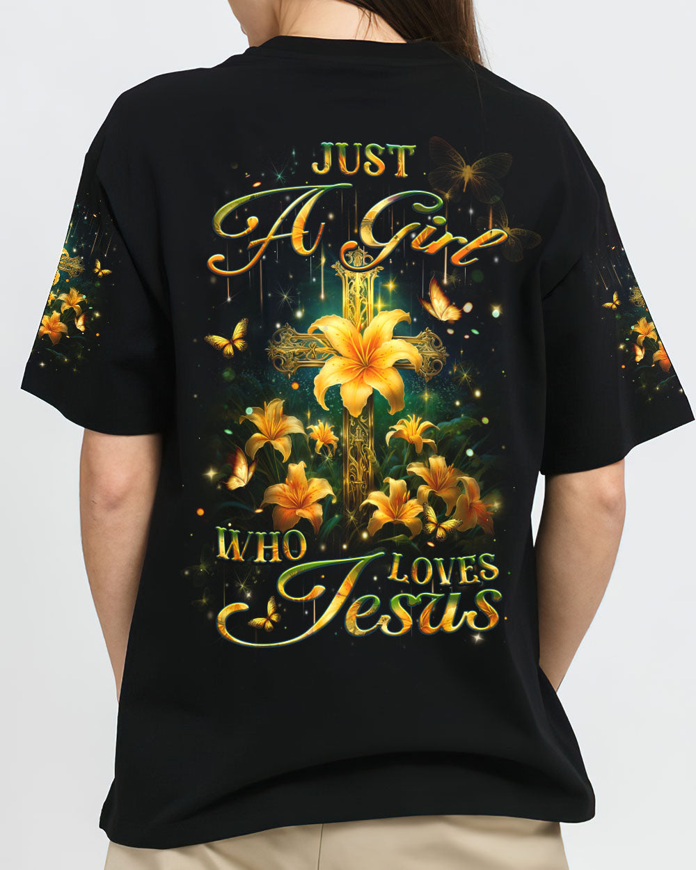 Just A Girl Who Loves Jesus Women's All Over Print Shirt - Yhlt1201243