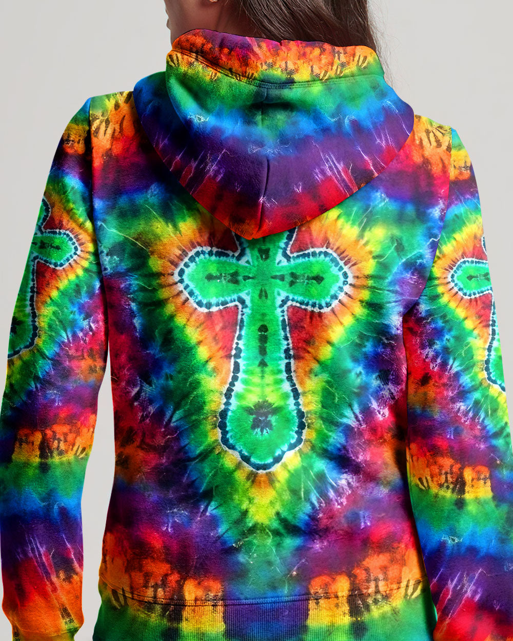 Radiant Psychedelic Cross Women's All Over Print Shirt - Yhlt1201262
