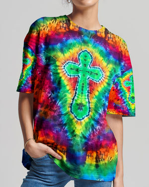 Radiant Psychedelic Cross Women's All Over Print Shirt - Yhlt1201262
