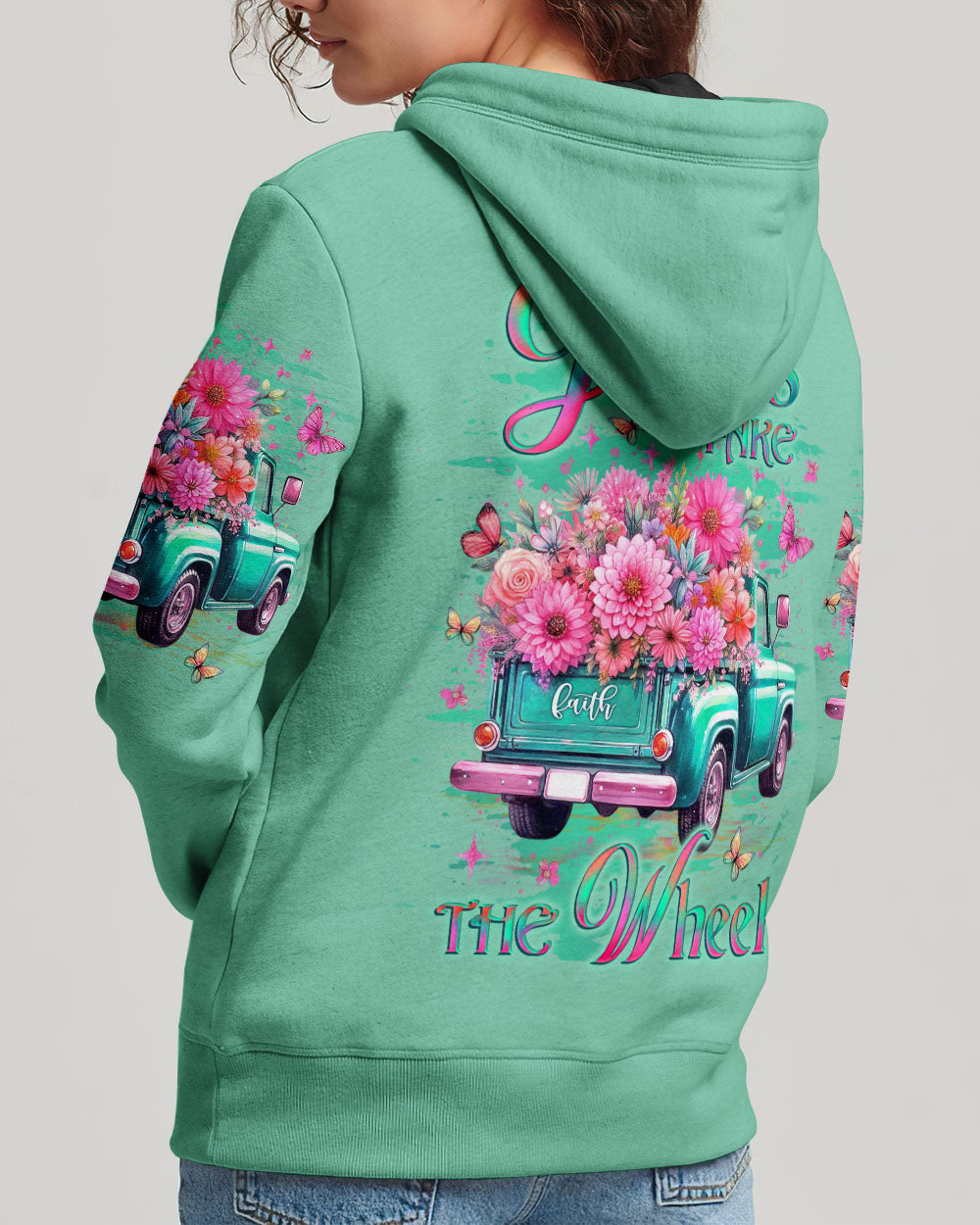 Jesus Take The Wheel Women's All Over Print Shirt - Yhlt1202252