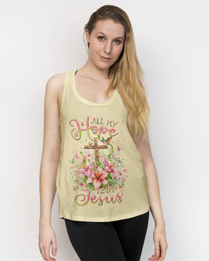 All My Hope Is In Jesus Lilies Women's All Over Print Shirt - Yhlt1303241