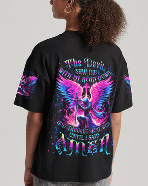The Devil Saw Me With My Head Down Women's All Over Print Shirt - Yhdu1306244