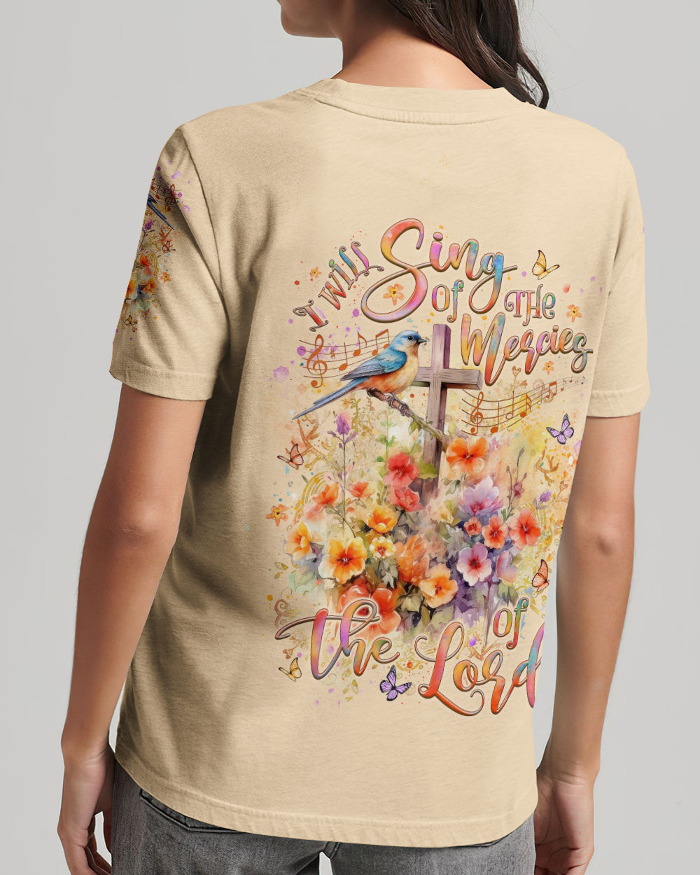 I Will Sing of the Mercies of the Lord Women's All Over Print Shirt - Yhlt1306241