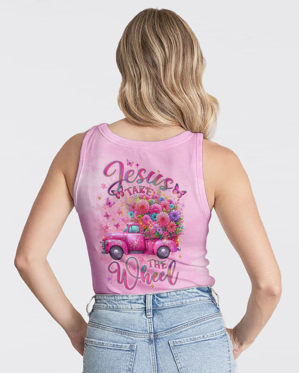 Jesus Take The Wheel Women's All Over Print Shirt - Yhlt1401254