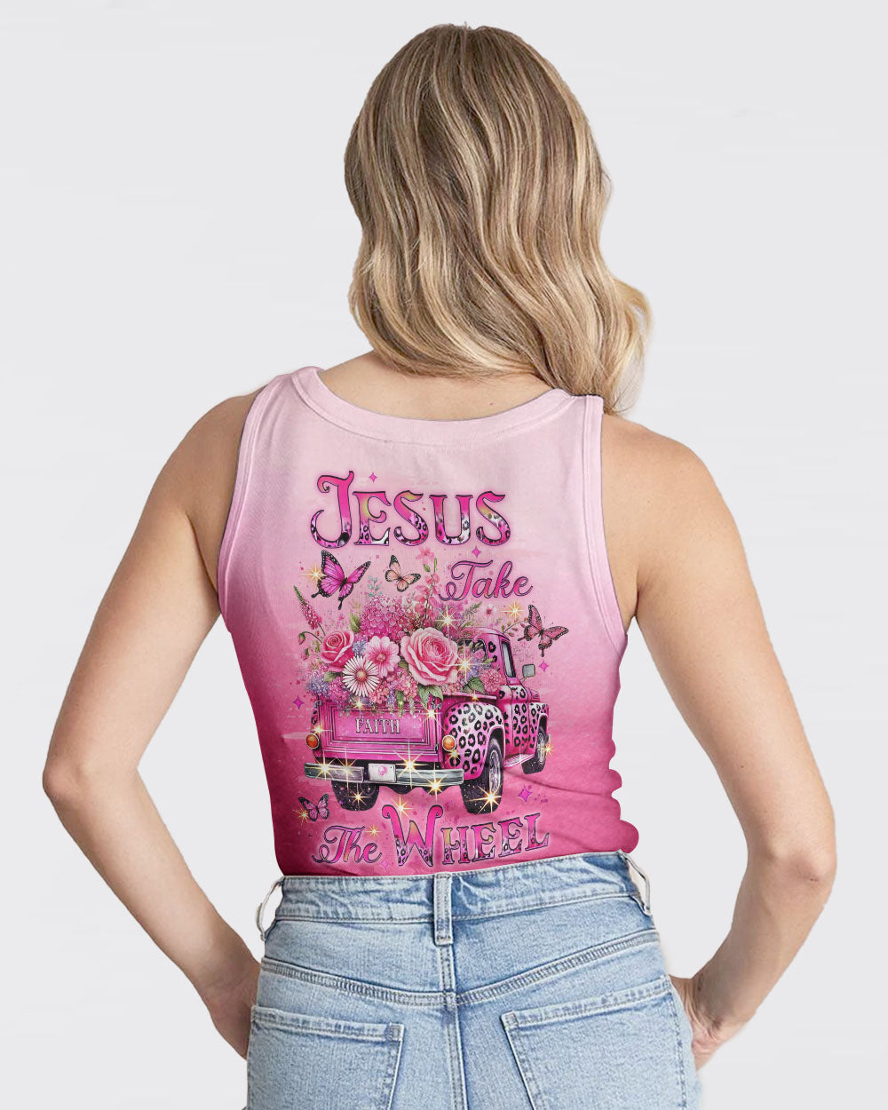 Jesus Take The Wheel Women's All Over Print Shirt - Yhlt1501254