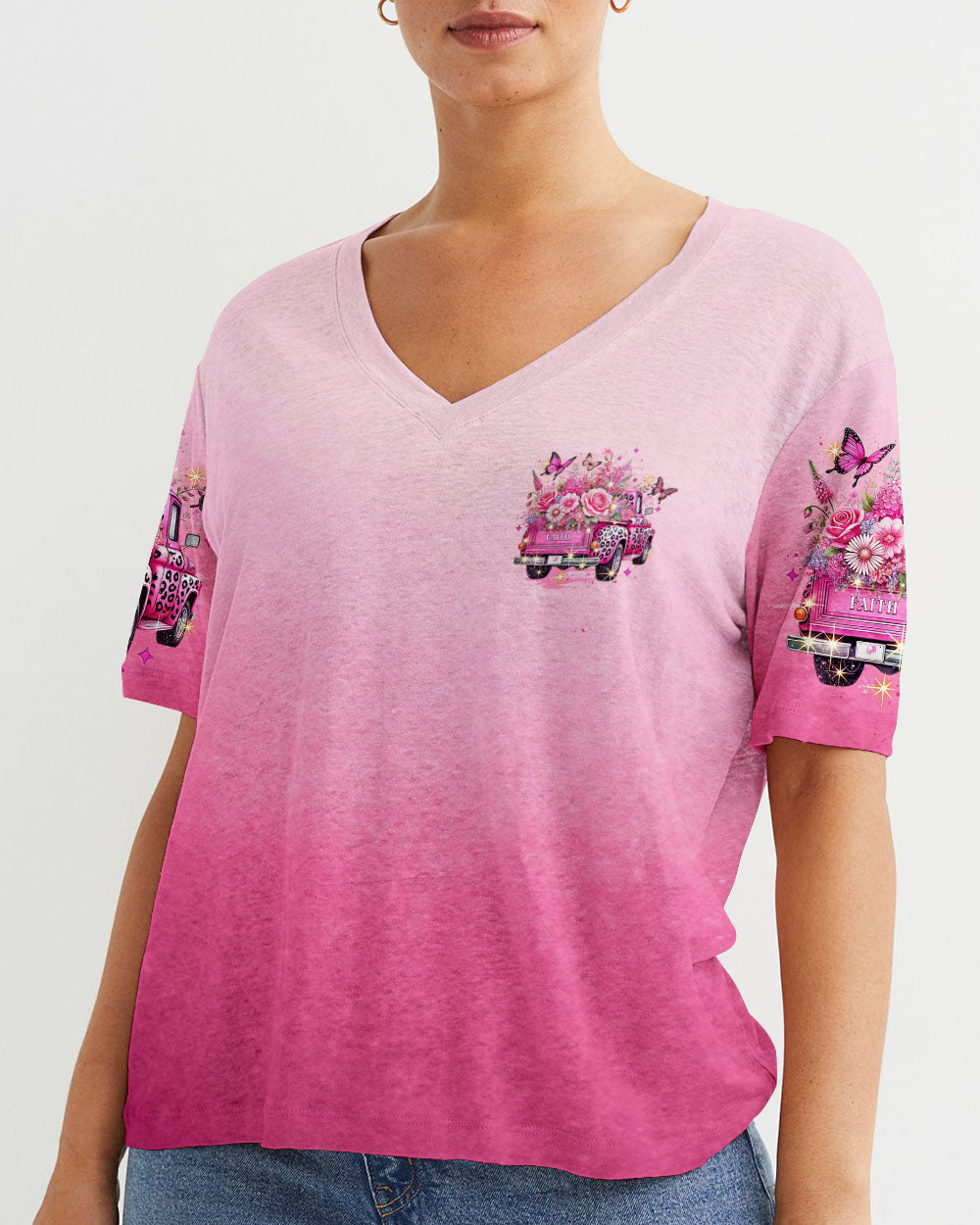 Jesus Take The Wheel Women's All Over Print Shirt - Yhlt1501254